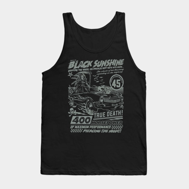 BLACK SUNSHINE Tank Top by joeyjamesartworx